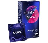 Durex Mutual Clímax 12 Preservativos Condones estriados y retardantes