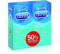 DUREX PRESERVATIVOS NATURAL PLUS LOTE 2X12 UNIDADES