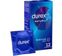 DUREX Natural Plus 12 Unidades - Preservativos Con Diseño Ultra Fino Para Mayor Sensibilidad