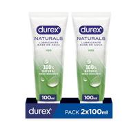 Durex Naturals Intimate Gel Hygiene Íntimo, Negro, 100 ml x 2 Unidad (Paquete de 1)