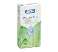 Durex Naturals Preservativos con Lubricante Natural de Base Agua, Diseñado para Ella (10 (10x1))