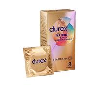 Durex Nude Extra Lubrication 8 Condones