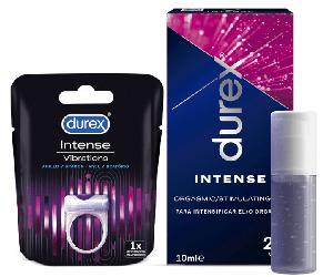 Durex Pack Gel Intense Orgasmic + Anillo Vibrador Intense Orgasmic Vibrations