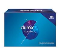 Durex Pack Preservativos Natural, para Confort y Seguridad, 96 condones