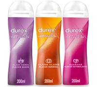 Durex Play Lubricantes Aloe Vera + Ylang Ylang + Guaraná 3x200ml