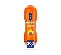 Durex Play Massage Gel Lubricante 2 en 1, Gel de Masaje y Lubricante con Guaraná 200 ml