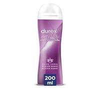 Durex Play Massage Gel Lubricante 2 en 1, Gel de Masaje y Lubricante con Aloe Vera 200 ml