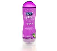 Durex Play Massage Hidratante 2 en 1 con Aloe Vera 200 ml - Masaje Íntimo Lubricante