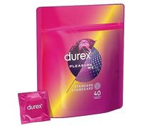 Durex Pleasure Me - 40 Condones Perlados y Nervurados