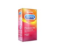Durex Pleasure Me, Preservativos Estriados y Punteados, Pack de 12