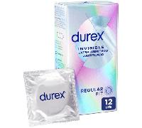 DUREX INVISIBLE EXTRA LUBRICADO 12 UDS