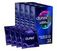 Durex Preservativos de larga duración de acción retardante con forma Easy-On, grosor medio, ajuste normal, 48 preservativos