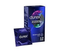 Durex Preservativos Extended Pleasure - Paquete de 12