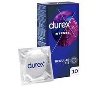 Durex Preservativos Intense con Puntos y Estrías y gel estimulante (10)