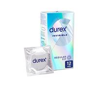 Durex Preservativos Invisible Extra Fino Extra Sensitivo y Extra Suave - 10 condones