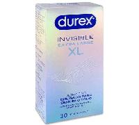 Durex Preservativos Invisible XL 10 uds