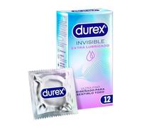 DUREX INVISIBLE EXTRA LUBRICADO 12 UDS