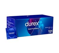 Durex Preservativos Natural, para Confort y Seguridad, 144 condones