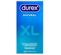 12 Preservativos Durex Natural XXL 220x60 extra grandes