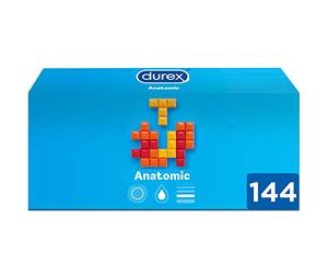 Durex Preservativos Originales Anatomic - Pack Ahorro 144 condones