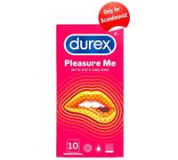 durex - Preservativos "Pleasure Me. With dots and ribs", 10 unidades