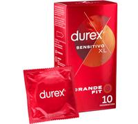 DUREX Preservativos Sensitivo XL 10 Unidades - Ajuste Perfecto Para Mayor Comodidad