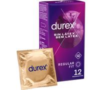 Durex Preservativos Sin Látex 12 Unidades - Protección Segura Para Personas Con Alergia Al Látex