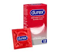 Durex Preservativos Super Finos Contacto Total para Mayor Sensibilidad - 12 condones