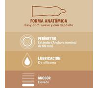 Durex Real Feel 12 Unidades - Preservativos Con Sensación Natural Para Placer Óptimo