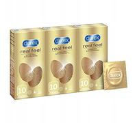 Durex Real Feel; Preservativos - Preservativos sin látex para una sensación natural piel con piel - Preservativo sin látex (30)