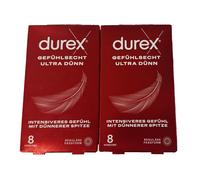 Durex Sensación Real Ultra Delgado 2er Pack - Nuevo (189)