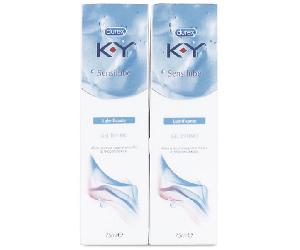 Durex Sensilube KY Gel Lubricante Íntimo 2x75 ml