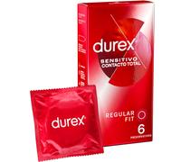 Durex Sensitivo Contacto Total 6 Unidades - Preservativos Ultra Finos Para Placer Inigualable