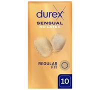 Durex Sensual No Latex Thin, Latex-Free Condoms - 10 Pieces