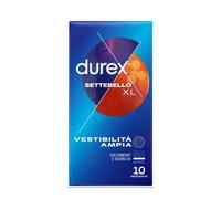 Durex Settebello - XL Extralarge Profilattico Vestibilità Ampia, 10 preservativi