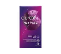 Durex Preservativos Sin Látex, Clásico Sin Látex, Dermatológicamente Testado, 12 condone