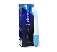 Durex Vibrador delgado, vibrador silencioso y juguete sexual impermeable con 8 patrones de vibración, incluido el modo clímax, vibrador de punto G pequeño (batería incluida)