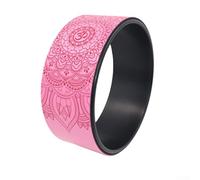 DurFor Able - Rueda de entrenamiento de yoga de poliuretano para mujeres embarazadas y niños con asistencia para flexiones y fortalecimiento muscular central (rosa)