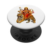 Durga Hindú Diosa Guerrero Madre PopSockets PopGrip Adhesivo