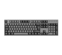 DURGOD Taurus k310 Teclado mecánico para juegos de tamaño completo - 105 teclas - Doble disparo PBT - USB tipo C - Diseño español ISO ES (gris espacial, cereza Mx marrón)