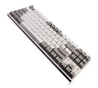 DURGOD Taurus K320 Cherry MX Red Teclado mecánico Gaming - Blanco - NKRO - Diseñado para Profesionales (QWERTY - ANSI American Layout)