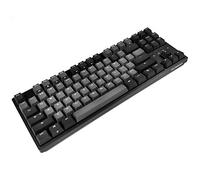Durgod Taurus K320 TKL Teclado Mecánico - 87 Teclas Tenkeyless, US Layout, USB C, Teclas Doubleshot PBT, Teclas Programables, NKRO Rollover, Windows & Mac (Cherry MX Speed Silver, Gris)
