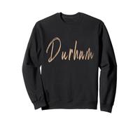 Durham North Carolina Diseño Elegante Vintage Sudadera