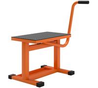 DURHAND Caballete elevador máx 150 kg en metal con superficie de goma y manivela, 48x34x43 cm, Naranja Aosom España