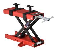 DURHAND Plataforma Elevadora para Motocicletas 500kg19-53cm Negro/Rojo