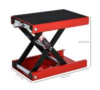 DURHAND Plataforma Elevadora para Motocicletas con Altura Ajustable Carga 500kg