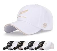 DURINM Gorra de béisbol para Hombre Unisex Algodón Ajustable de 6 Paneles Casual Deportes de Sombrero Bordado Moda Gorro Casuales Running Beisbol Tenis Golf Polo clásico