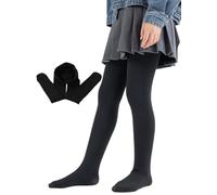 DURINM Mallas con Forro Polar para Niñas Medias Termicas Opacas de Invierno con Forro Suaves y Gruesas para Bailar con pies niños Casual Baile Escuela Ballet
