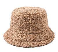 DURINM Sombrero del Pescador de Felpa Piel Sintética Encantador Gorro de Pescador Suave y Esponjoso Manténgase Abrigado en Invierno Sombrero de Pesca para Mujeres Parejas