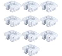 Durlo 10 piezas de manguitos de ojal para cabezal de corte, reemplazo de manguito de ojal de aleación para accesorios de cortacésped, guía de línea para cabezal de corte.